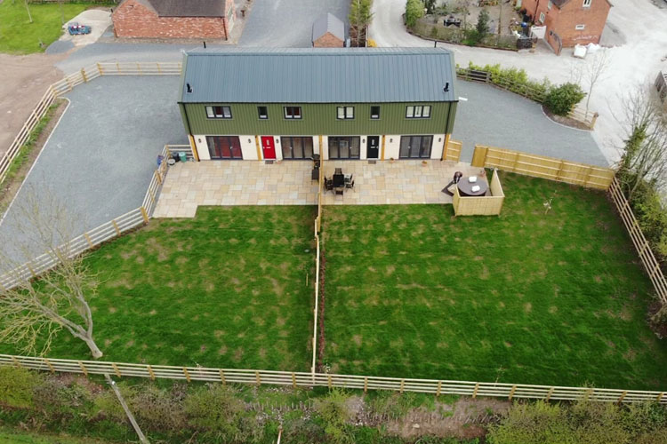 Two beautiful barn conversions